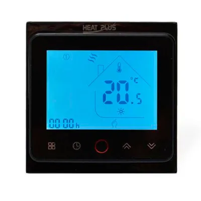 Терморегулятор Heat Plus BHT-002B сенсорный 16А черный (BHT002B)